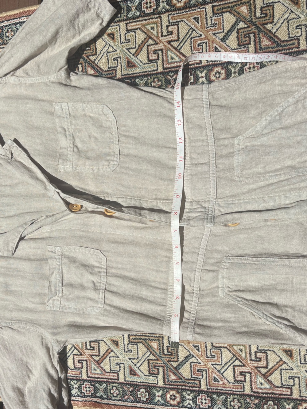 MATE the Label 100% Linen Short Sleeve Jumpsuit - Picture 9 of 11